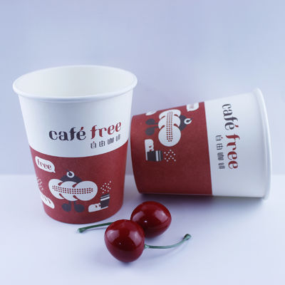 Logo dicetak 12 Oz Ripple Cups Lidded Takeaway Kopi Minuman wadah kertas