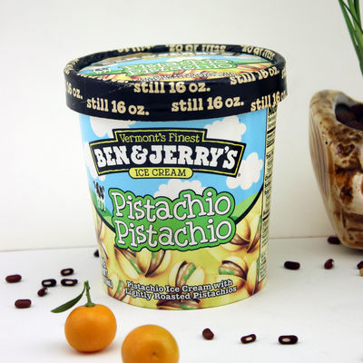 475ml Ice Cream Paper Cup Dengan Tutup