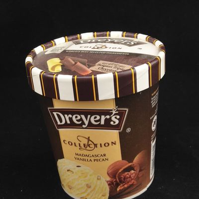 475ml Ice Cream Paper Cup Dengan Tutup