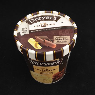 475ml Ice Cream Paper Cup Dengan Tutup