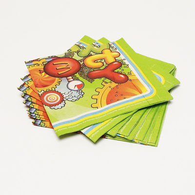 2 Ply Printed Cocktail Napkins, Virgin Wood Pulp Custom Dinner Napkins Serviettes