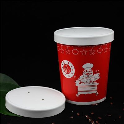 12oz cangkir sup sekali pakai dengan tutup