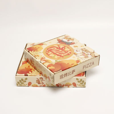 Pizza Disposable Food Packaging Box Dengan Logo 12 Inch 14 Inch 16 Inch