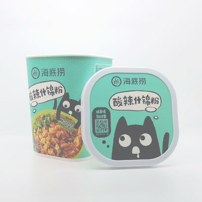 Pengolahan Instant Noodle Bowl, cetak makanan kelas kompostable cangkir kertas