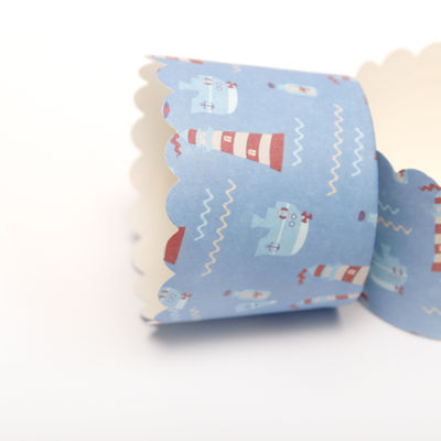 Makanan Kelas Cupcake Paper Cups, Kompostable Baking Cake Paper Case Dengan Logo