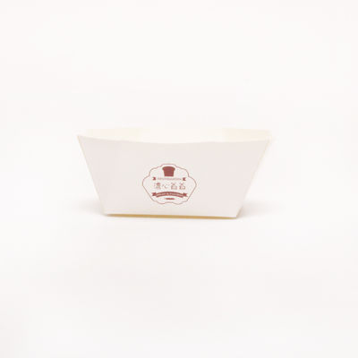 Kotak Kemasan Bakery Poligonal Square Disposable Printed Paperboard Cake Cup