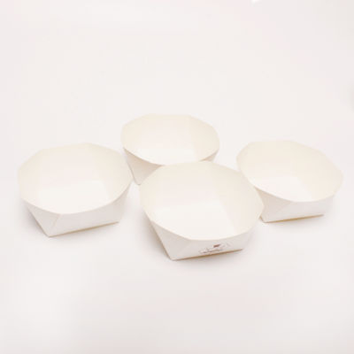 Kotak Kemasan Bakery Poligonal Square Disposable Printed Paperboard Cake Cup