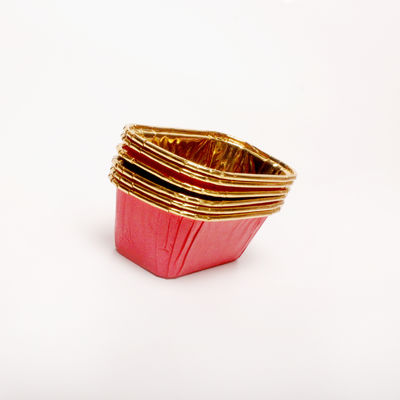 Fluted Sides Aluminium Foil Baking Cups, Baking Mini Aluminium Cupcake Liner