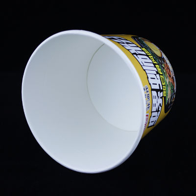 Biodegradable Soup Paper Cup Dengan Insulasi Tutup 32 Oz Container