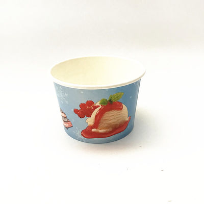 Es Krim Cangkir Grosir Customized Paper Cup Es Krim beku Cangkir Makanan &amp; Minuman kemasan