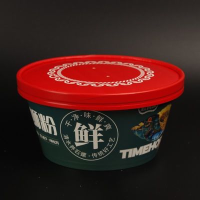 Grosir Customized Multi Kapasitas Kraft Paper Square Salad Noodle Sup Cup Bowl