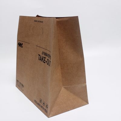 Spot Nordic Wind Creative Bag kertas kraft yang bisa dicuci Tas penyimpanan kulkas dapur yang bisa dicuci