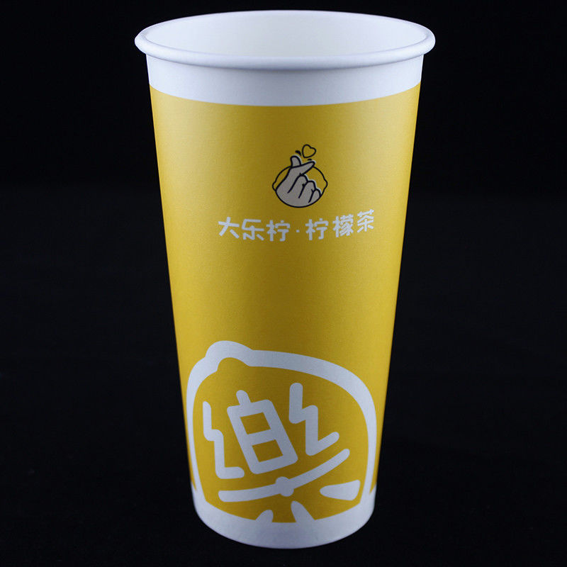 Secangkir kertas kopi bergelombang dengan tutup, Custom 22oz Ripple Wall Paper Cup