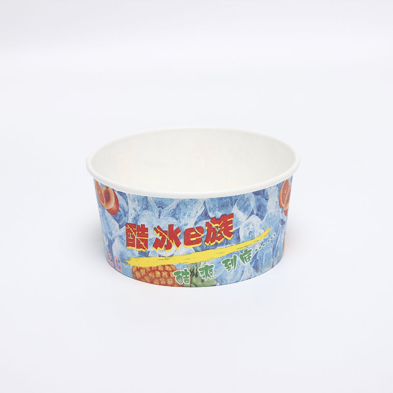 Custom Printing Logo sekali pakai untuk pergi es krim modern kemasan wadah Ice Cream Cup